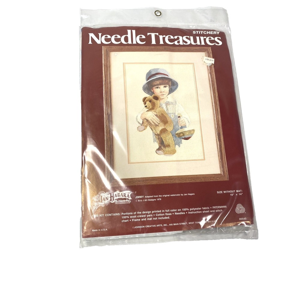 stitchery needle treasures cross stitch needle work crewel kid‎ JIMMY 00545